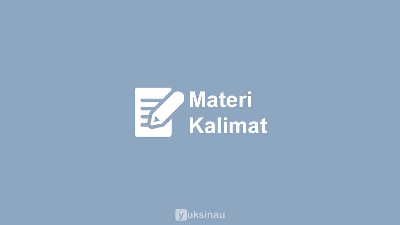 Bentuk Kalimat