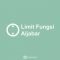 Limit Fungsi Aljabar