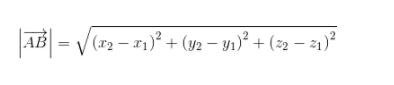 Panjang vektor AB