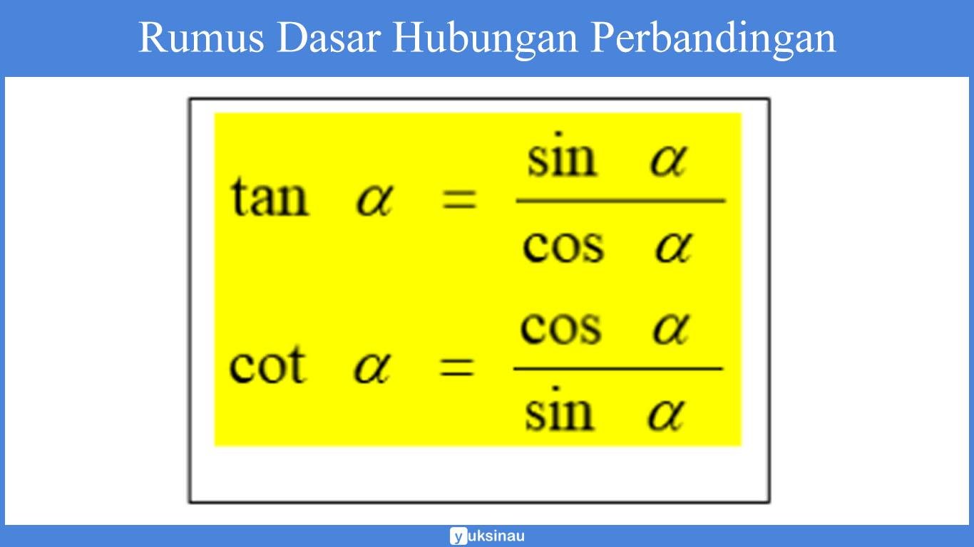 Rumus Dasar Hubungan Perbandingan Rumus Dasar Hubungan Perbandingan