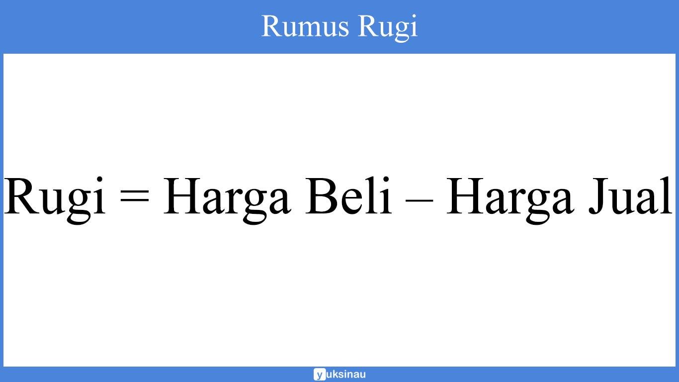 Rumus Rugi