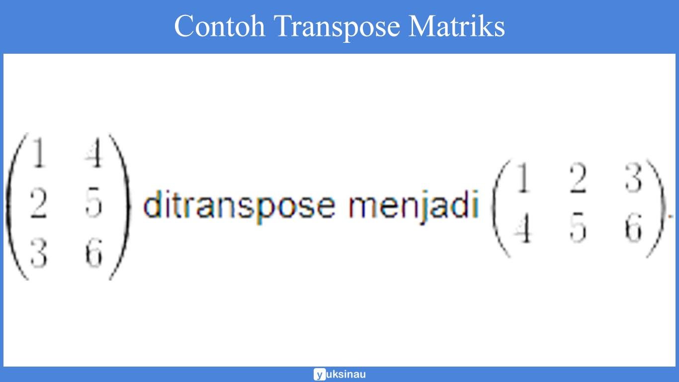 matriks adalah matriks adalah