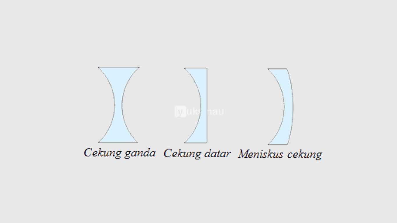 jenis lensa cekung