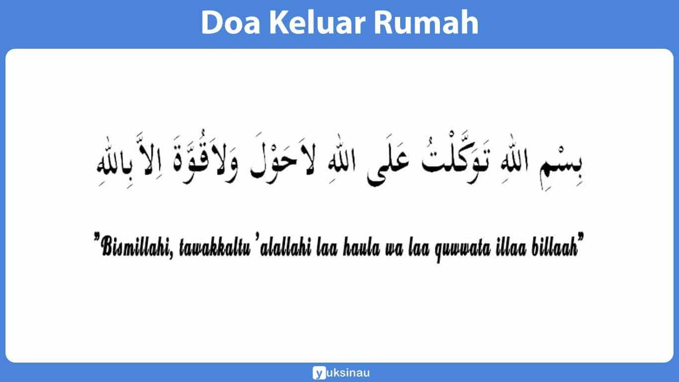 Doa Keluar Rumah