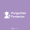 Pengertian Pertanian