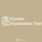 Contoh Explanation Text