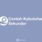 Contoh Kebutuhan Sekunder