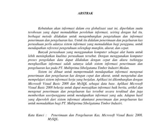 contoh abstrak singkat contoh abstrak singkat