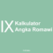 Kalkulator Angka Romawi