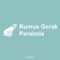Rumus Gerak Parabola