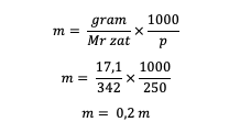 Soal Molalitas no 2